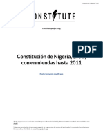 Constitución Nigeria 1999