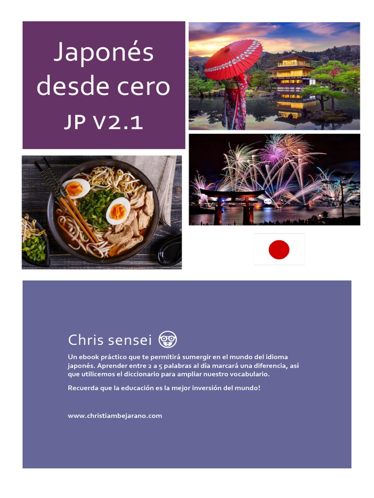 Japone S Desde Cero v2.1 Edicion 05.2022 by Chris Sensei 3 | PDF | Japón |  Manga