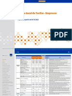 Tabela Geral de Tarifas Empresas PDF