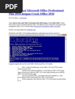Download Cara Aktivasi Microsoft Office Professional Plus 2010 Dengan Crack Office 2010 by PutraPpu ndiLisu SN61027904 doc pdf