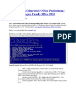 Cara Aktivasi Microsoft Office Professional Plus 2010 Dengan Crack Office 2010