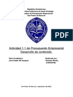 Actividad 1.1 de Presupuesto Empresarial, desarrollo del contenido del tema 1 - Ramsés Rueda D. (1)