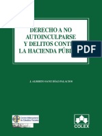 Derecho A No Autoinculparse Y Delitos Contra La Hacienda Pública