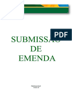 Manual Submissão de Emenda