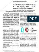 Validation of GATE Monte Carlo Simulations of The Philips GEMINI TF and TruFlight Select PET CT Scanners Based On NEMA NU2 Standards