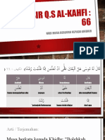 TAFSIR QS Al KAHFI AYAT 66