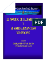 El Proceso de Globalización Del Sistema Financiero Dominicano