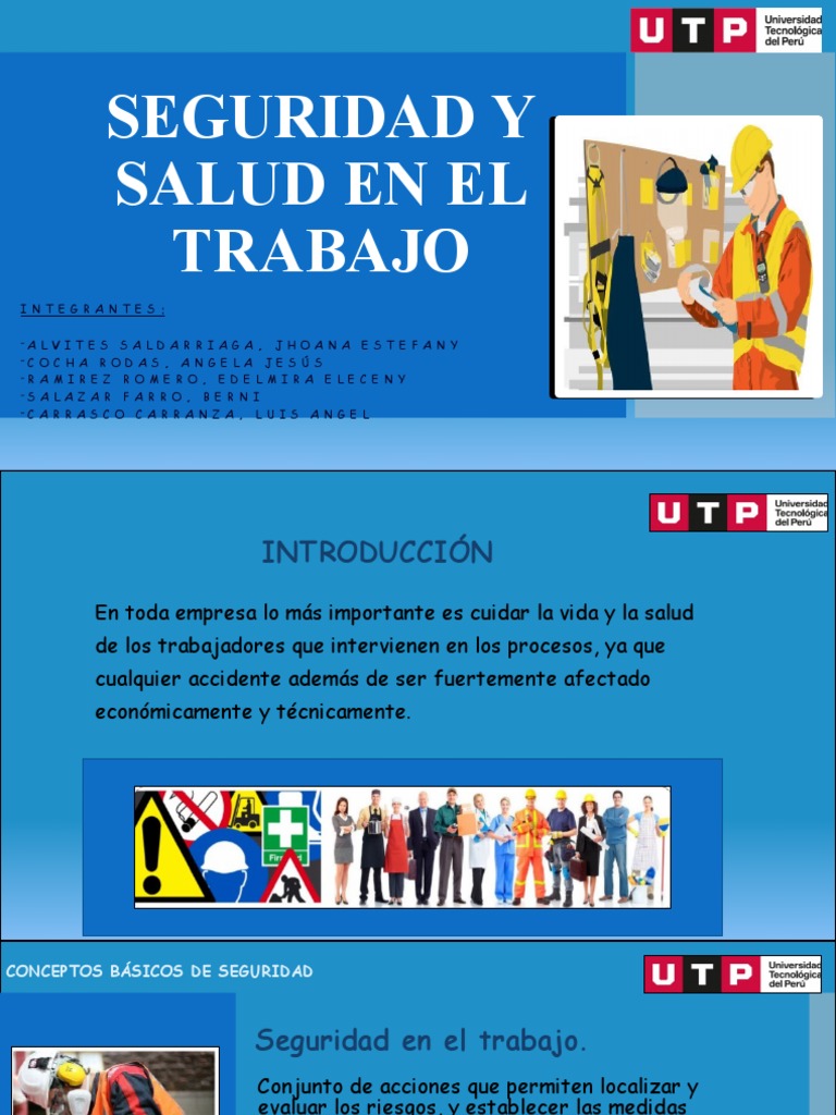 Seguridad y Salud en el Trabajo | PDF | Seguridad y salud ocupacional ...