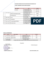 Jadwal Lomba Dalam Rangka Peringatan Maulid Nabi Besar Muhammad Saw