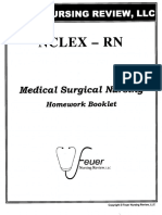 01 RN Medical Surgical Nursing Homework Booklet