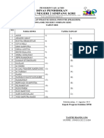 Daftar Hadir Pembekalan Prakerin