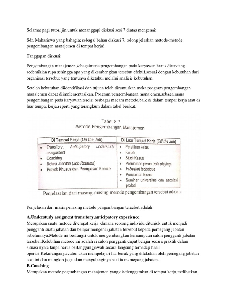 Metode Assignment dalam Manajemen SDM | PDF