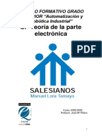 Magnitudes eléctricas en automatización y robótica industrial