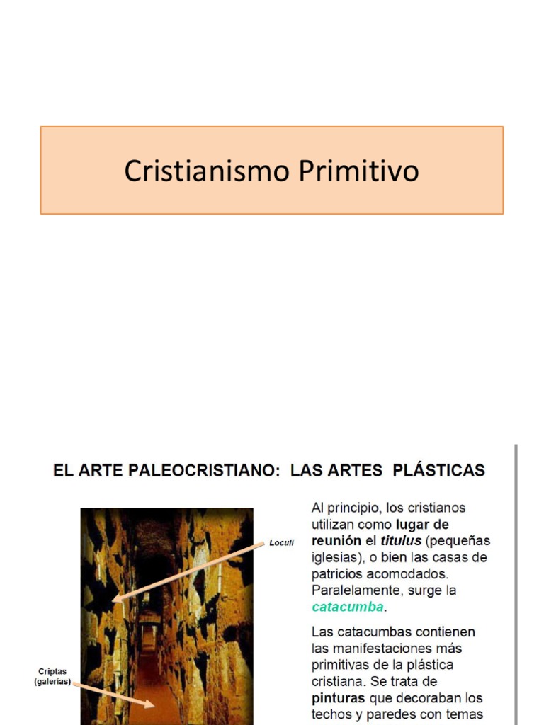 Cristianismo Primitivo PDF Iglesia (edificio) Escultura