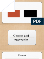 Cement and Aggregates Lesson 4