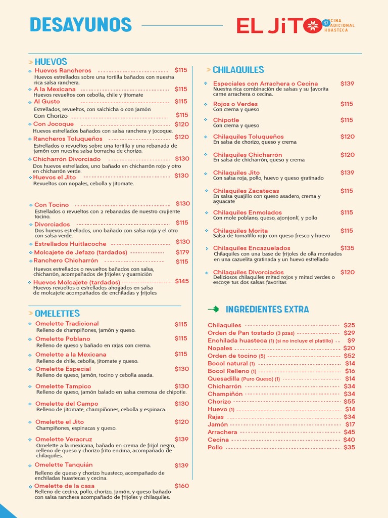 Menu Jito 57 PDF