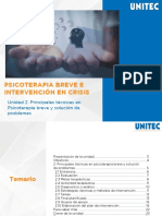 Unidad 2 Principales Técnicas en Psicoterapia Breve