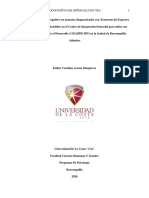 Apego y El Perfil Neurocognitivo en Usuarios Diagnosticados - Acosta