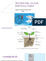 Unidad 2.1. Componentes Del Clima en Horticultura