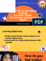 GenSoc Lesson 15 GBV