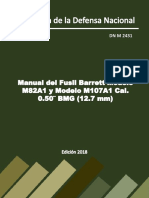 Manual Del Fusil Barrett Modelo M82A1 y Modelo M107A1 Cal. 0.50 BMG (12.7 MM)