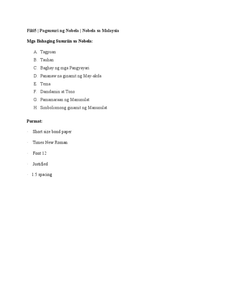 Pagsusuri NG Sanaysay | PDF