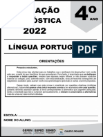 4° ANO Avaliação Diagnóstica M.