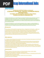 Handicap International Jobs