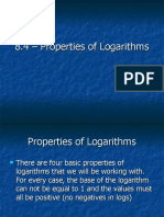 Logarithm properties