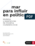 Modelos y Experiencia de Iniciativa Legislativa Local