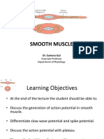 Action Potential in Smooth Muscle