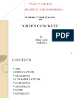 Green Concrete