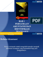 BAB 1 Persamaan Akuntansi & Identifikasi Transaksi