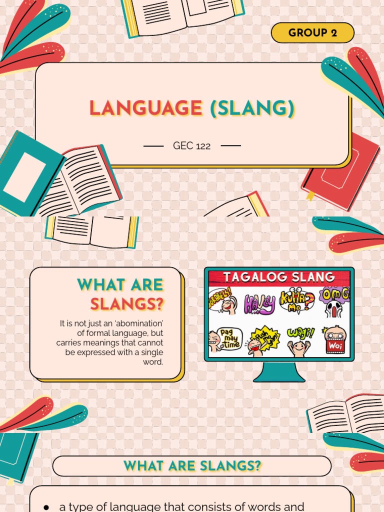Language Slangs PDF Slang English Language