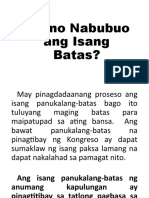 Paano Nabubuo Ang Isang Batas