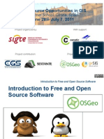 Open Source GIS Summer School