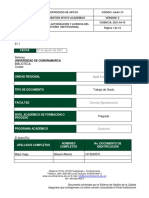 Composición Nutricional de Los Residuos de Cosecha de Quinua.