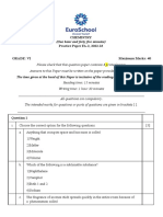 Icse Grade 6 Chem PP QP Fa2