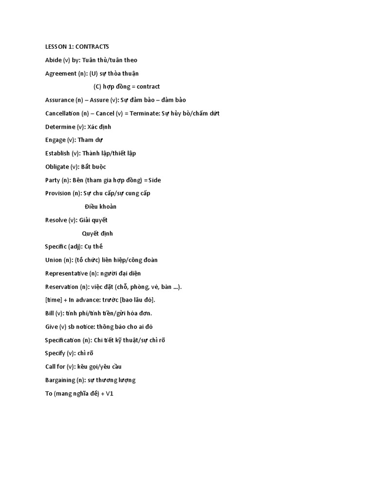 Lesson 1 Contracts Pdf