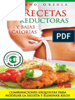 84 Recetas Reductoras y Bajas Calorías by Mariano Orzola