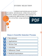 scientific selection Process