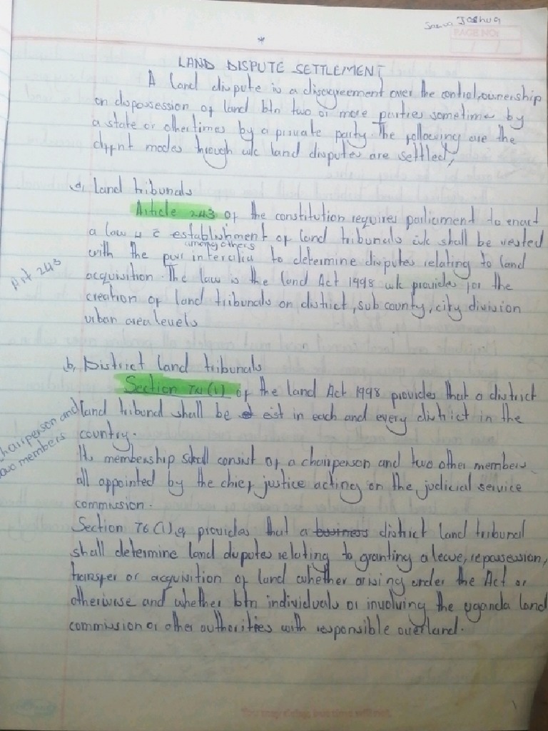 Land Tribunals PDF