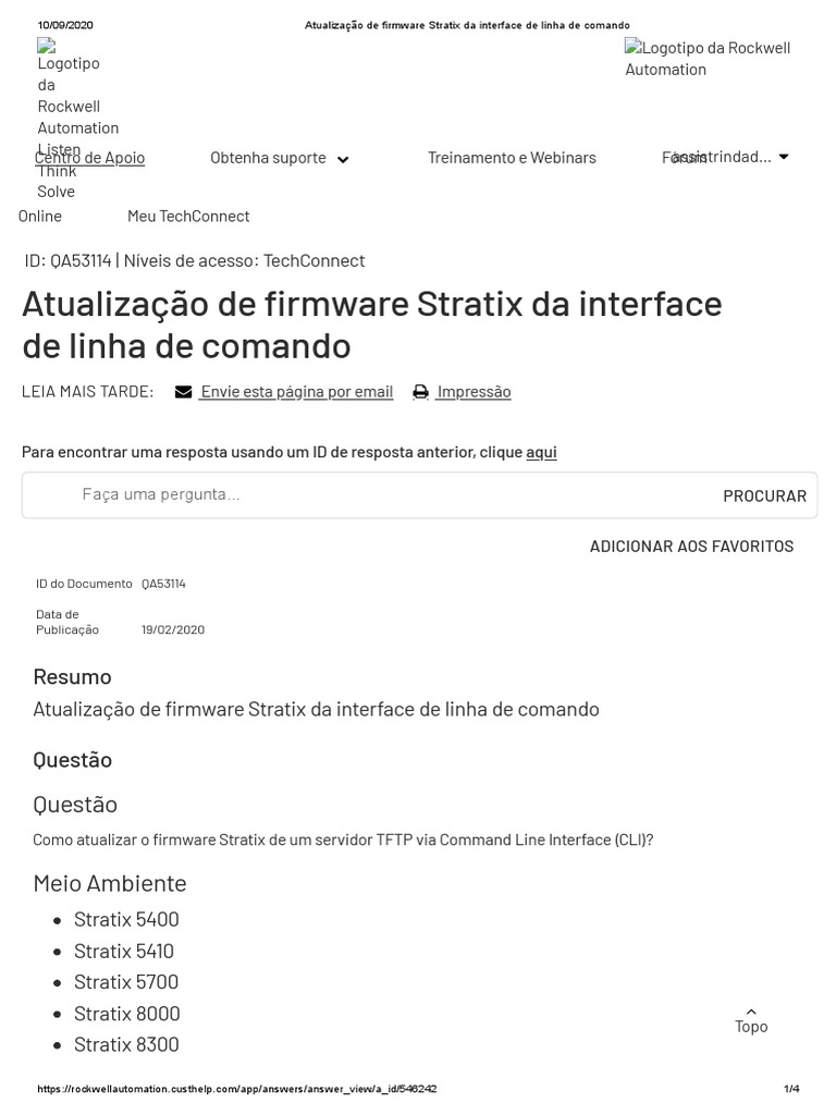 Atualiza o de firmware stratix da interface de linha de comando pdf