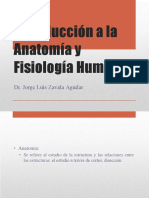 Introducción Anatomia y Fisiología