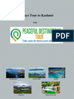 3 Days Tour To Kashmir