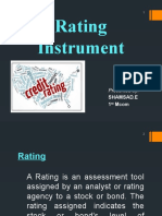 Rating Instrument SMO