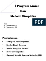 Materi 3. Model Program Linier Dan Metode Simpleks