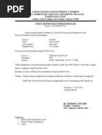 Surat pindah sekolah Surat pindah sekolah