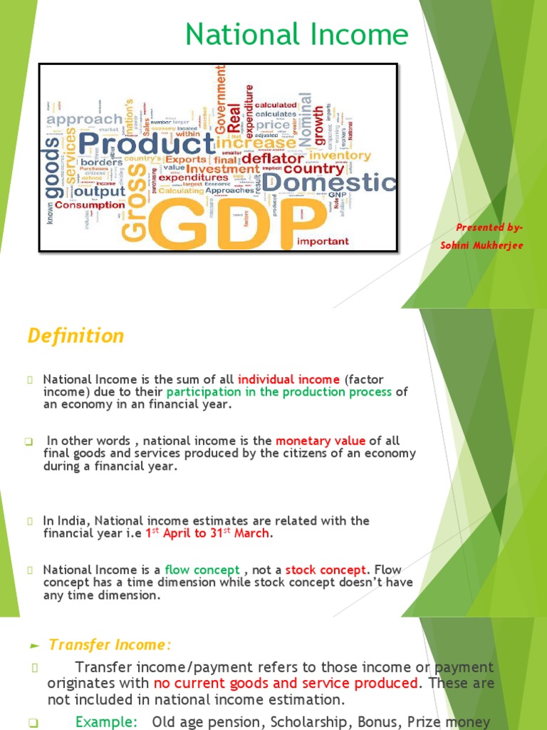 EXPLAIN THE CONCEPT OF NATIONAL INCOME PDF visual data 2
