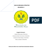 Balok Gerber Dengan Beban Merata Penuh Dan 1 Beban Terpusat